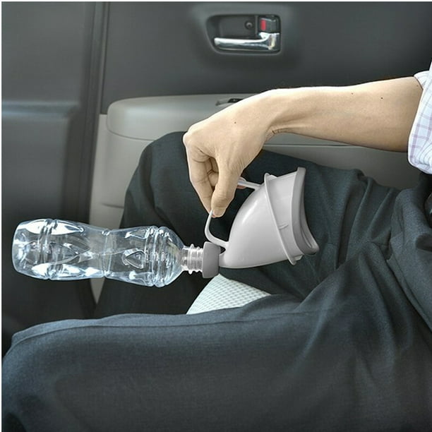 Portable Car Travel Urinal For Men Woman Urinal Funnel Emergency Pee Toilet S5X0